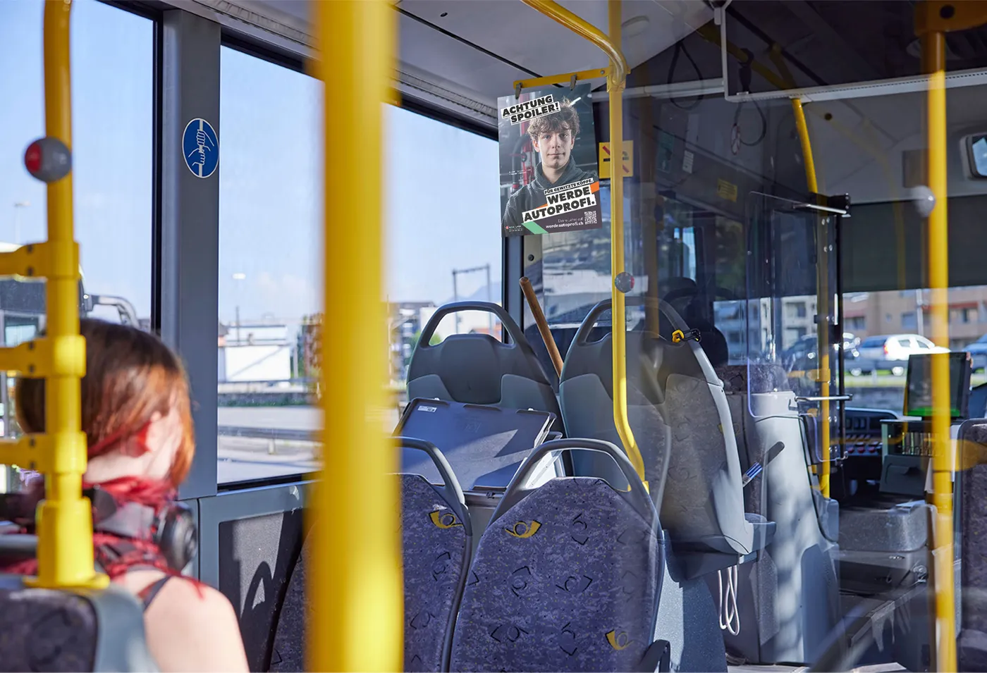 Hängekarton der Kampagne, Querformat