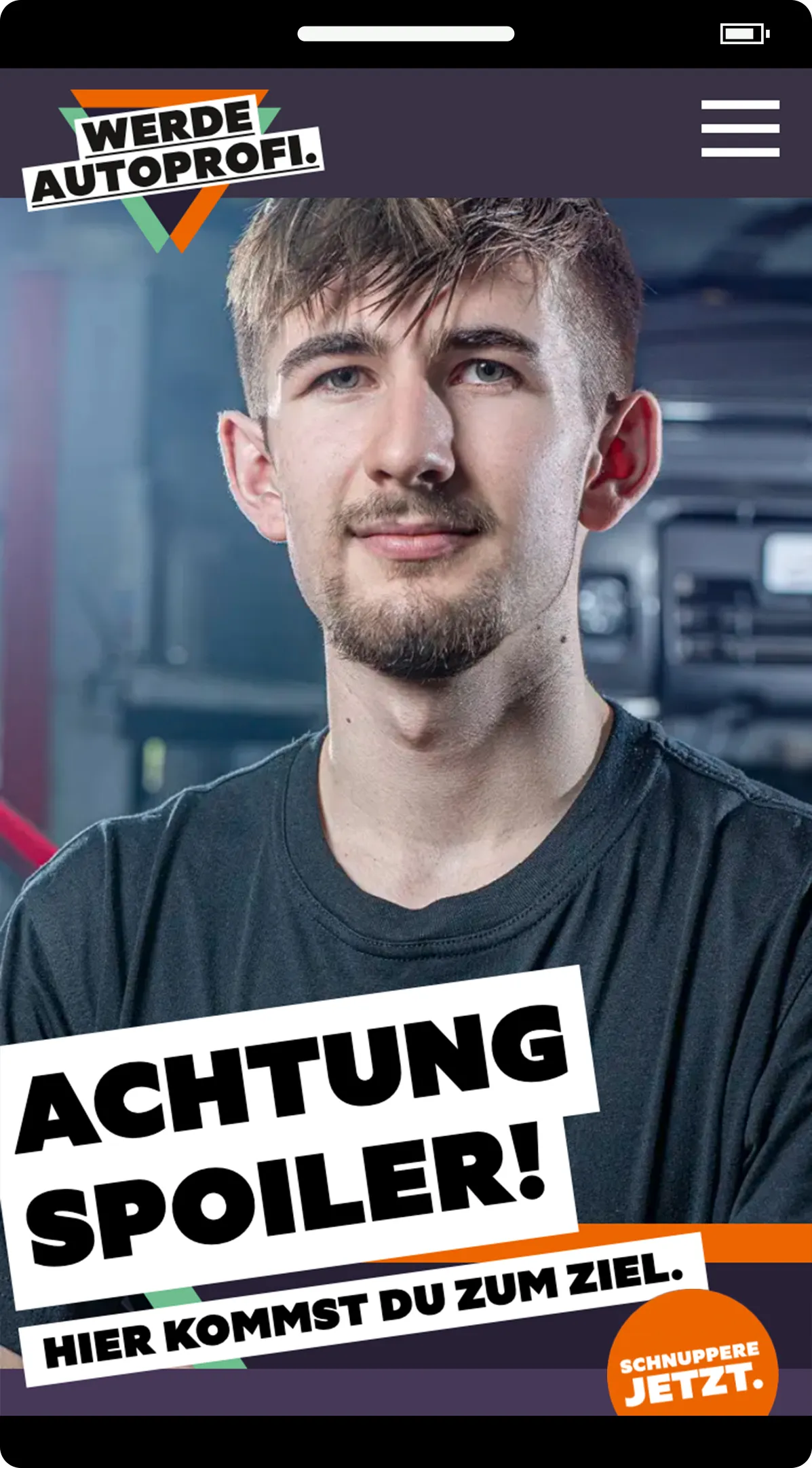 werdeautoprofi.ch auf dem Smartphone